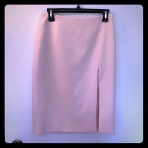 Pastel pink pencil skirt whit house black market